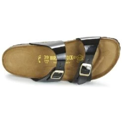 Birkenstock Mules Sydney Birko Flor 1000551 Noir -Magasin De Chaussures 9404102 4