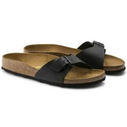 Birkenstock Mules Madrid Birko Flor 0040791 Normal Fit Noir -Magasin De Chaussures 9405904 3