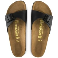 Birkenstock Mules Madrid Birko Flor 0040791 Normal Fit Noir -Magasin De Chaussures 9405904 6