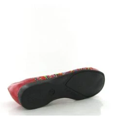 Fargeot Ballerines Natalia Rouge -Magasin De Chaussures 9729801 4