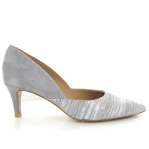 Perlato Escarpins 10474 Argent 1 Perlato Escarpins 10474 Argent