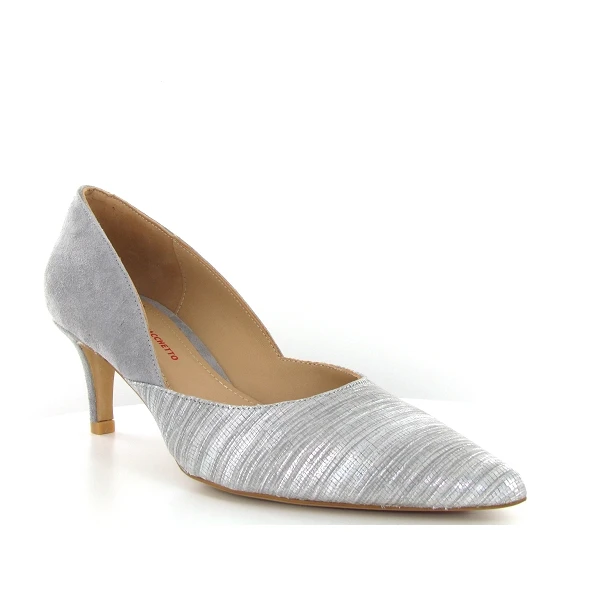 Perlato Escarpins 10474 Argent 2 Perlato Escarpins 10474 Argent – Image 2