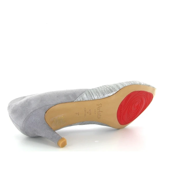 Perlato Escarpins 10474 Argent 4 Perlato Escarpins 10474 Argent – Image 4