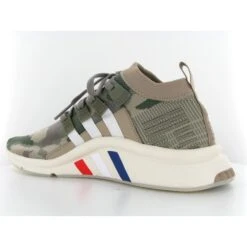 Adidas Sneakers Eqt Support Mid Kaki -Magasin De Chaussures A134701 3