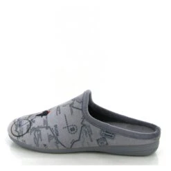 La Maison De L Espadrille Mules 6790 Velo Gris -Magasin De Chaussures A245501 3