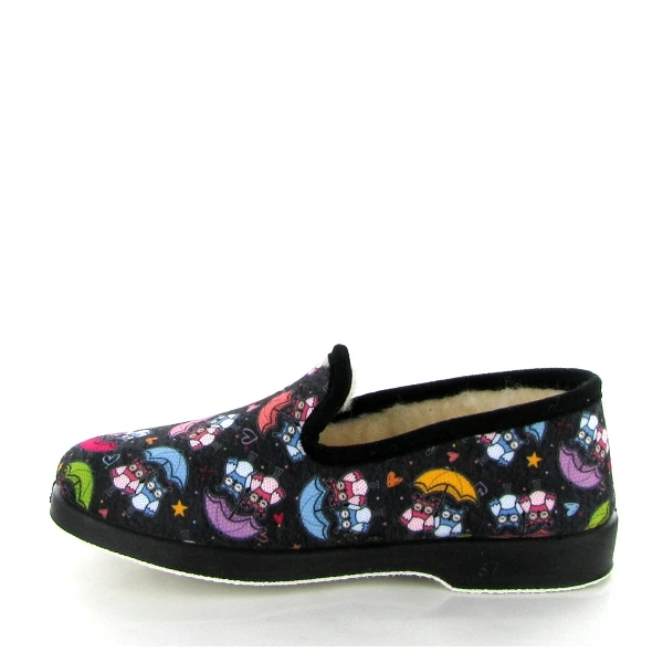 La Maison De L Espadrille Charentaises 7633 Hiboux Parapluie Noir 3 La Maison De L Espadrille Charentaises 7633 Hiboux Parapluie Noir – Image 3