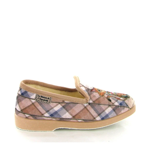 La Maison De L Espadrille Charentaises 7648 Chien Chat Strass Beige 2 La Maison De L Espadrille Charentaises 7648 Chien Chat Strass Beige – Image 2