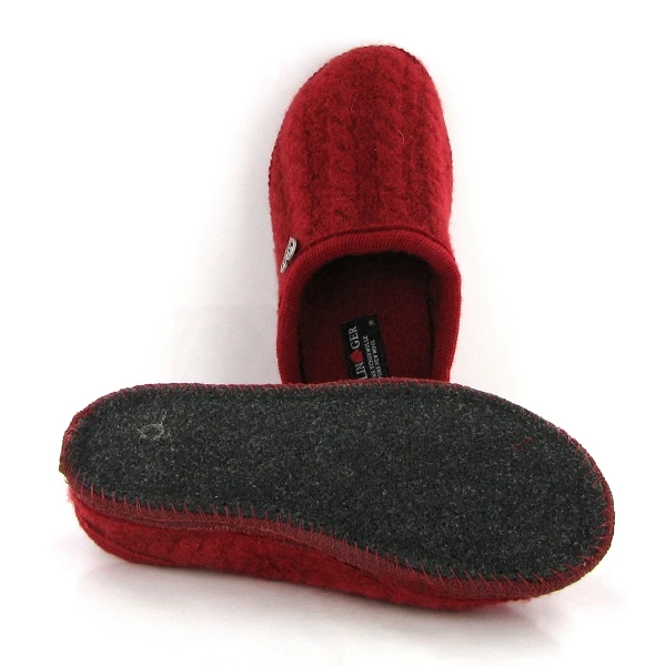 Haflinger Mules Walktoffel Herzerl Rouge 3 Haflinger Mules Walktoffel Herzerl Rouge – Image 3