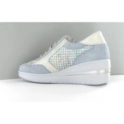 Mephisto Lacets Precilia Perf Bleu -Magasin De Chaussures B331502 3