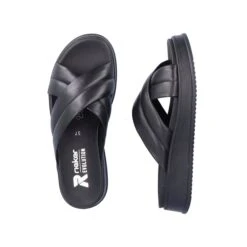 Rieker R Evolution Mules W0802 00 Noir -Magasin De Chaussures B640401 4