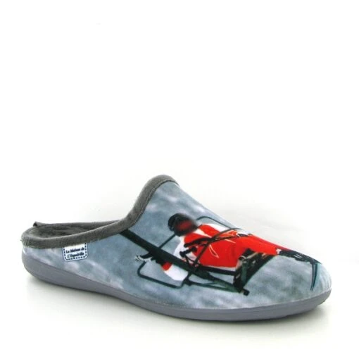 La Maison De L Espadrille Mules 6766 Les Bonzes Duss Gris
