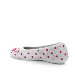 La Maison De L Espadrille Ballerines 2043 Coeurs Fleurs Gris 6 La Maison De L Espadrille Ballerines 2043 Coeurs Fleurs Gris -Magasin De Chaussures C252701 3