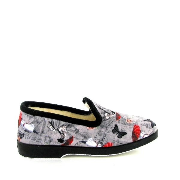 La Maison De L Espadrille Charentaises 7635 Parapluie Vintage Noir 2 La Maison De L Espadrille Charentaises 7635 Parapluie Vintage Noir – Image 2