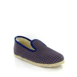 Chausse Mouton Charentaises Scottish 5 Chaines Bleu