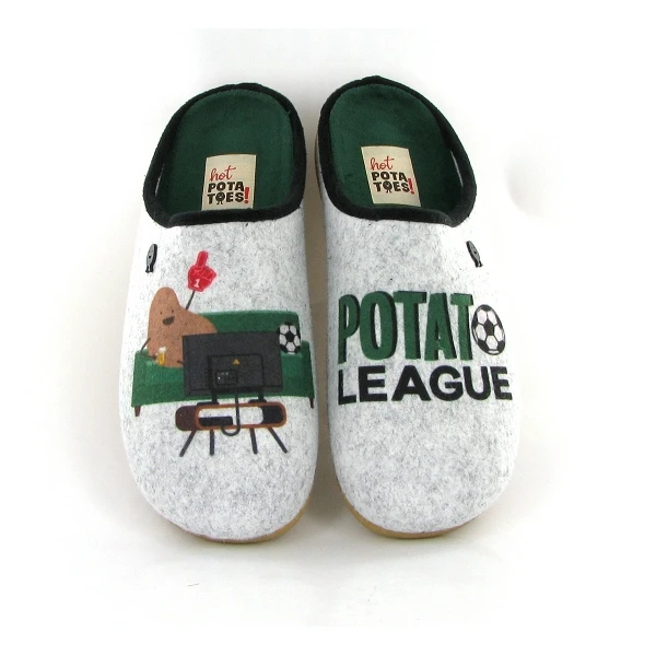 Hot Potatoes Mules Buje 61059 Potato League Gris 1 Hot Potatoes Mules Buje 61059 Potato League Gris