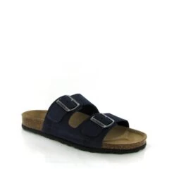 La Maison De L Espadrille Mules 3566 Bleu