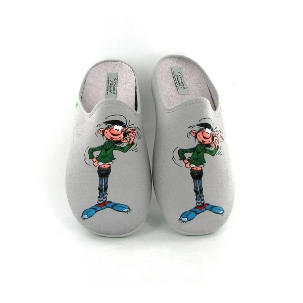 La Maison De L Espadrille Mules G902 Gaston Lagaffe Gris 1 La Maison De L Espadrille Mules G902 Gaston Lagaffe Gris