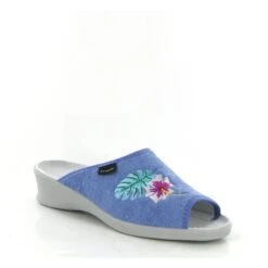 Fargeot Mules Nadine Bleu