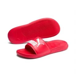 Puma Claquettes Popcat 20 372279 04 Rouge