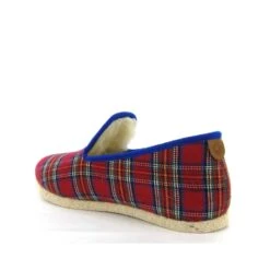Chausse Mouton Charentaises Edimbourg 5 Chaines Rouge -Magasin De Chaussures D075001 3