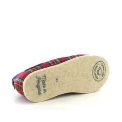 Chausse Mouton Charentaises Edimbourg 5 Chaines Rouge -Magasin De Chaussures D075001 4