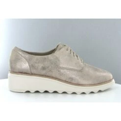 Clarks Lacets Sharon Crystal Argent