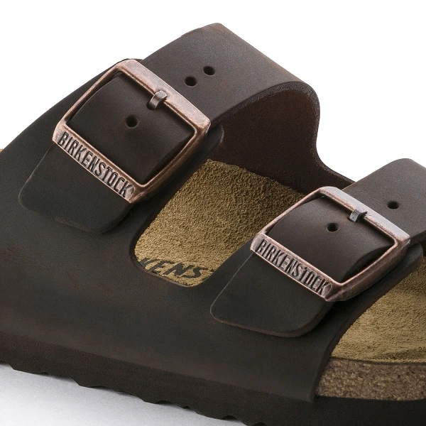 Birkenstock Mules Arizona Cuir Sfb Cuir Gras Habana 0452761 Marron 2 Birkenstock Mules Arizona Cuir Sfb Cuir Gras Habana 0452761 Marron – Image 2