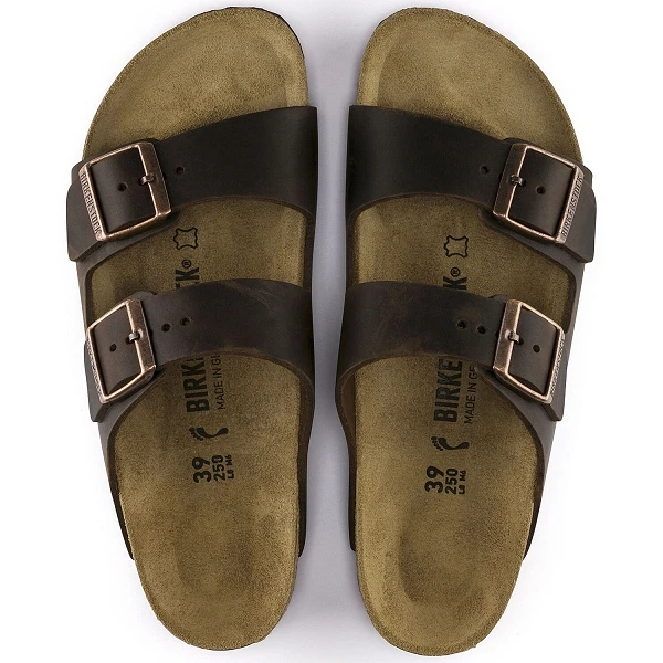 Birkenstock Mules Arizona Cuir Sfb Cuir Gras Habana 0452761 Marron 6 Birkenstock Mules Arizona Cuir Sfb Cuir Gras Habana 0452761 Marron – Image 6