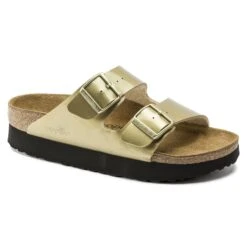 Birkenstock Mules Arizona Pap Birko Flor Platform Or