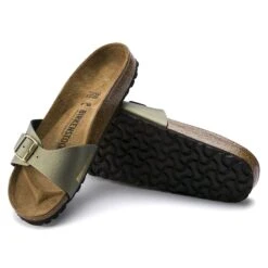 Birkenstock Mules Madrid Birkoflor Electric Metallic Marron -Magasin De Chaussures E086701 5