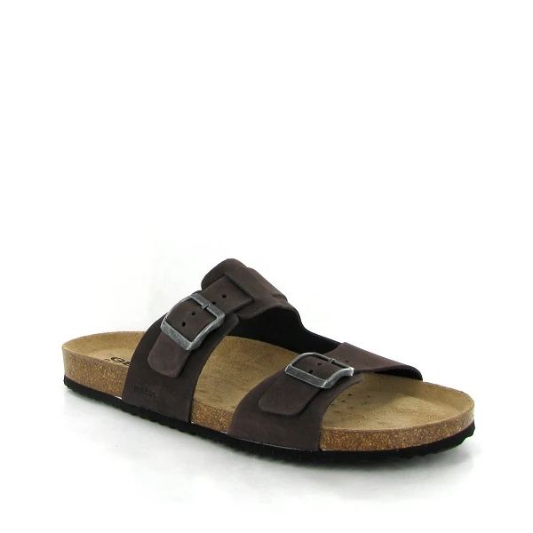 Geox Mules Sandal Ghita U159 Marron 1 Geox Mules Sandal Ghita U159 Marron