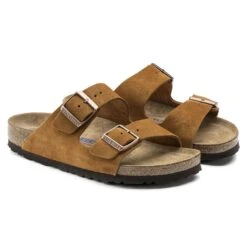 Birkenstock Mules Arizona Sfb 1009527 Narrow Camel -Magasin De Chaussures E148801 3