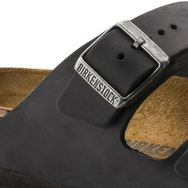 Birkenstock Mules Arizona 552113 Nu Oiled Black Noir 2 Birkenstock Mules Arizona 552113 Nu Oiled Black Noir – Image 2