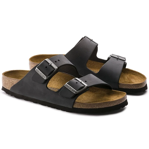 Birkenstock Mules Arizona 552113 Nu Oiled Black Noir 3 Birkenstock Mules Arizona 552113 Nu Oiled Black Noir – Image 3