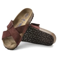 Birkenstock Mules Siena Sfb Vl Chocolate 1021653 Marron -Magasin De Chaussures E190801 5