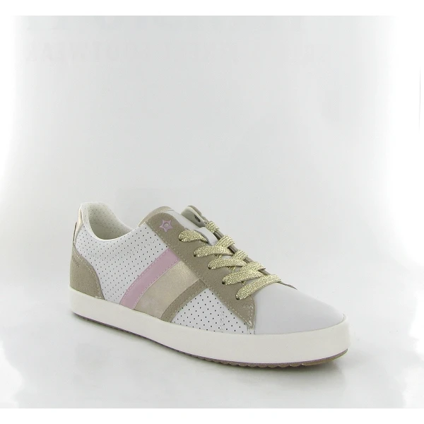 Geox Tennis Bloomiee D166ha Blanc 1 Geox Tennis Bloomiee D166ha Blanc