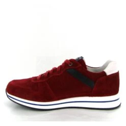 Mephisto Sneakers Garry Rouge -Magasin De Chaussures E200602 3