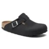 Birkenstock Mules Boston Bfbc Earthy Vegan Black 1020497 Noir