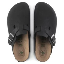 Birkenstock Mules Boston Bfbc Earthy Vegan Black 1020497 Noir -Magasin De Chaussures E232301 5