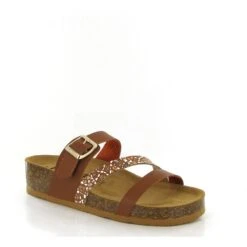 K Daques Mules Gelda Marron