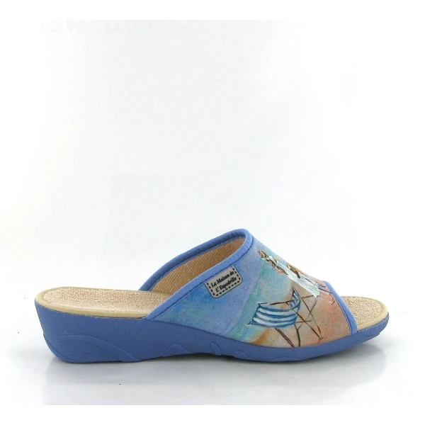 La Maison De L Espadrille Mules 2094 Vue Sur Mer Plage Bleu 2 La Maison De L Espadrille Mules 2094 Vue Sur Mer Plage Bleu – Image 2